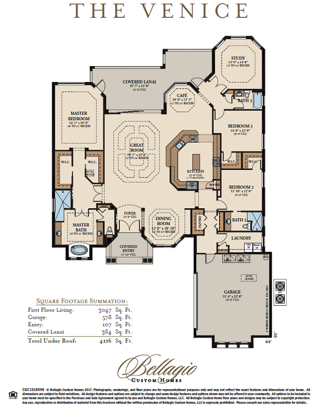 Bellagio Homes Venice model